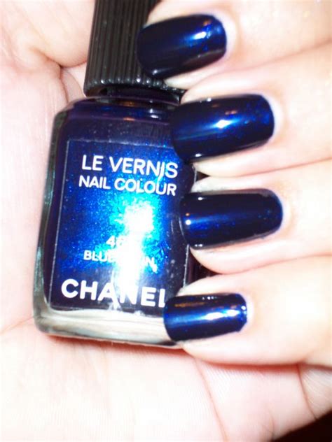 chanel blue satin twitter|Chanel Blue Satin Le Vernis .